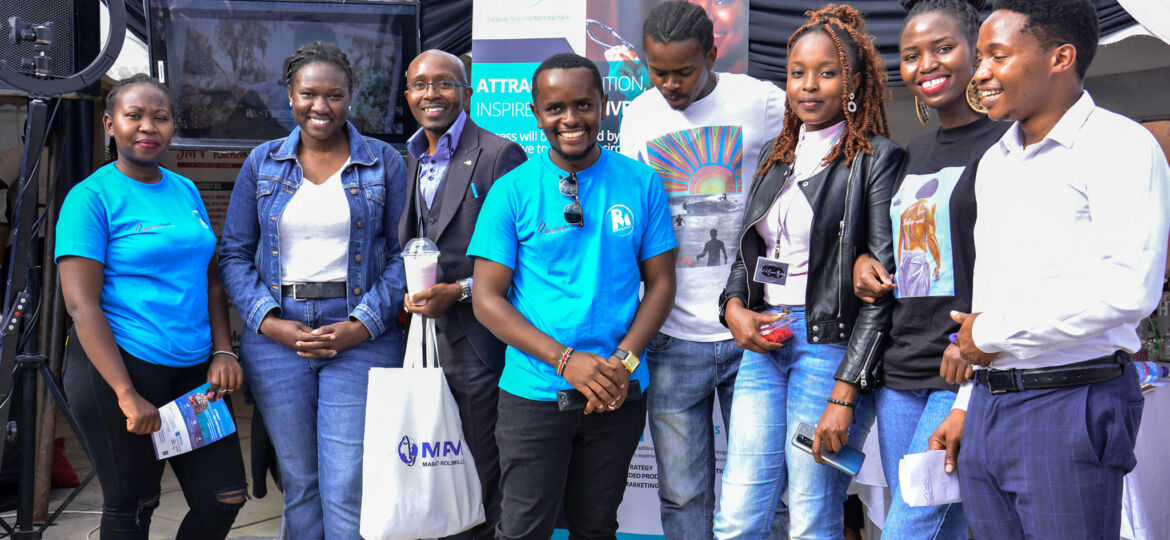 rockmax media crew at the syokimau business expo